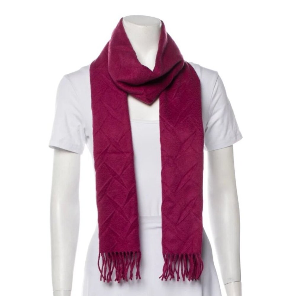 Loro Piana Cashmere Scarf in Burgundy / Plum